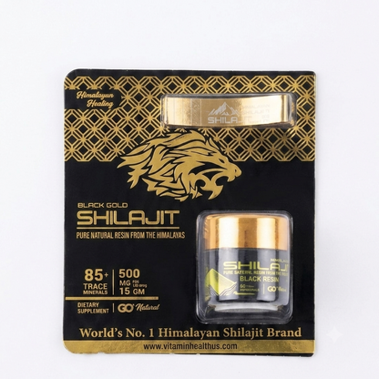 Black Gold Shilajit 15G – Pure Natural Resin from the Himalayas