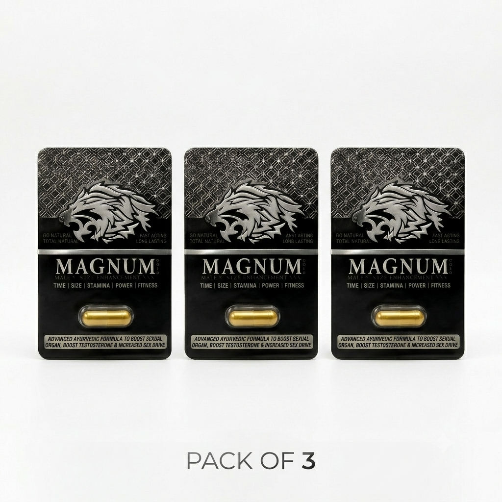 Pack of 3 - Magnum Gold Male Enhancement Capsule
