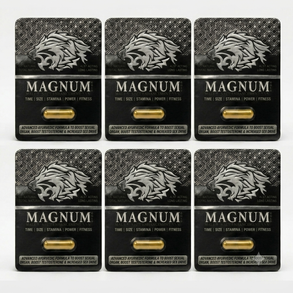 Pack of 6 - Magnum Gold Male Enhancement Capsule