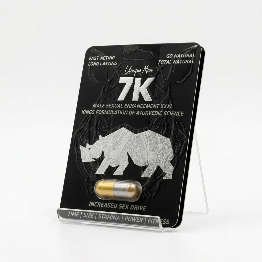 Pack of 6 - Unique Man 7K Male Sexual Enhancement Capsule