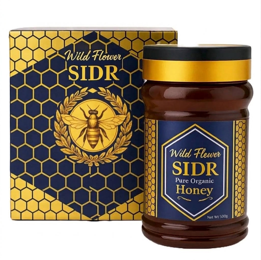 500g Wild Flower Sidr Pure Organic Honey