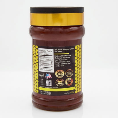 500g Wild Flower Sidr Pure Organic Honey